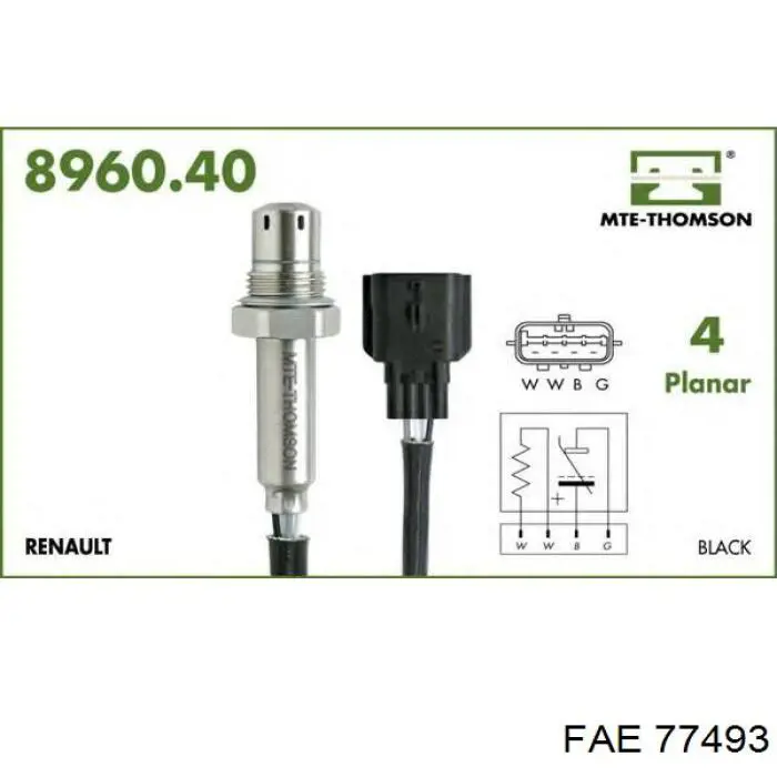 Comprar 77493 FAE Sonda lambda de oxígeno posterior al catalizador