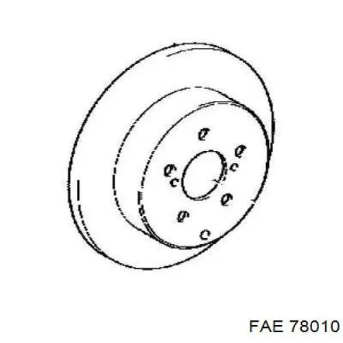 Sensor revoluciones de la rueda, trasero derecho FAE 78010
