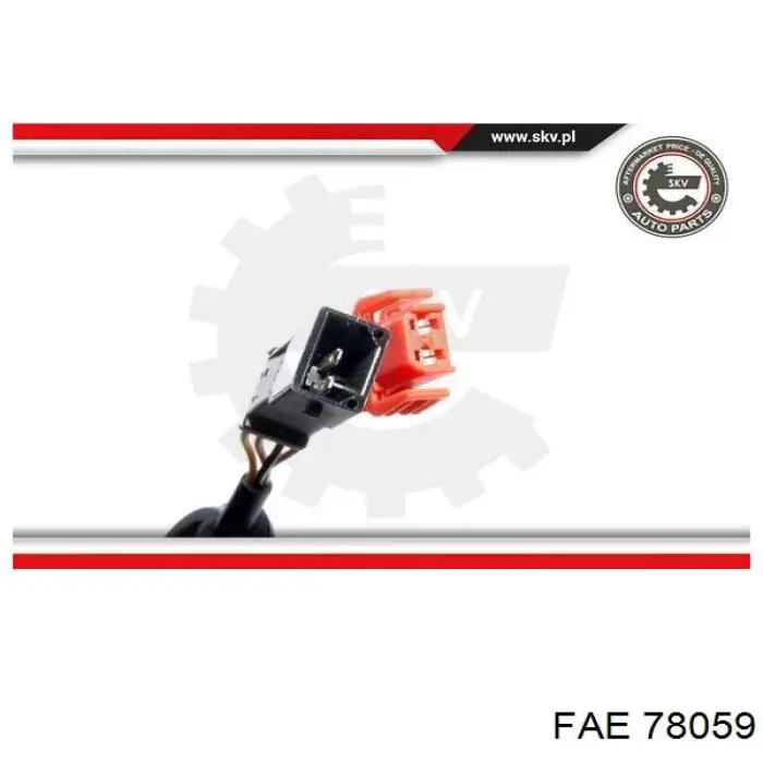 Sensor ABS delantero FAE 78059