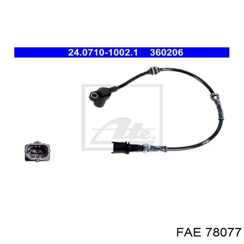 78077 FAE sensor abs delantero