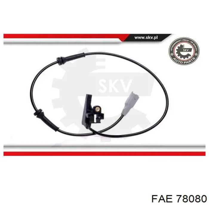 Sensor revoluciones de la rueda, trasero FAE 78080 precio, desde 38,15 EUR