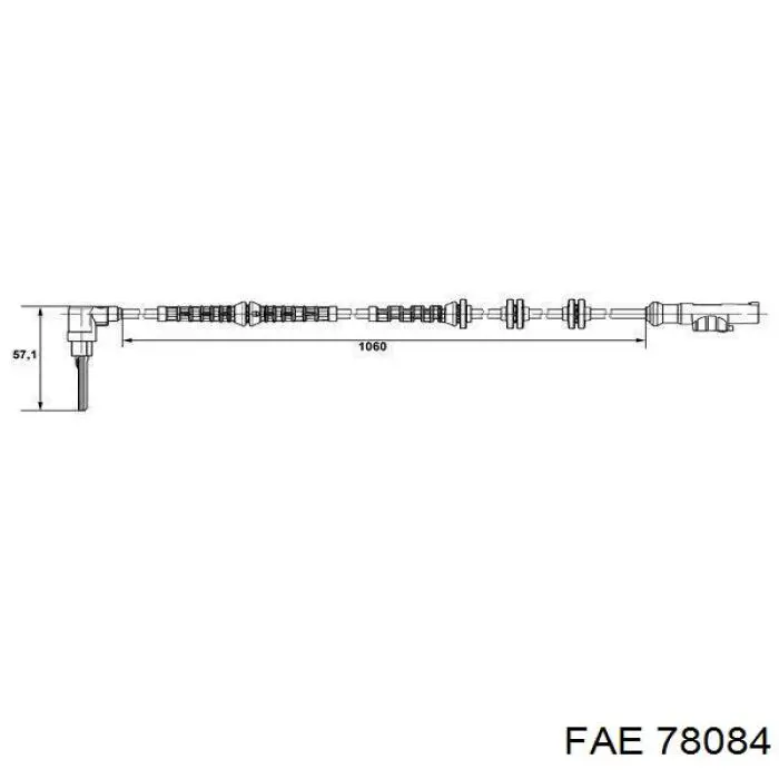 Sensor ABS 78084 FAE