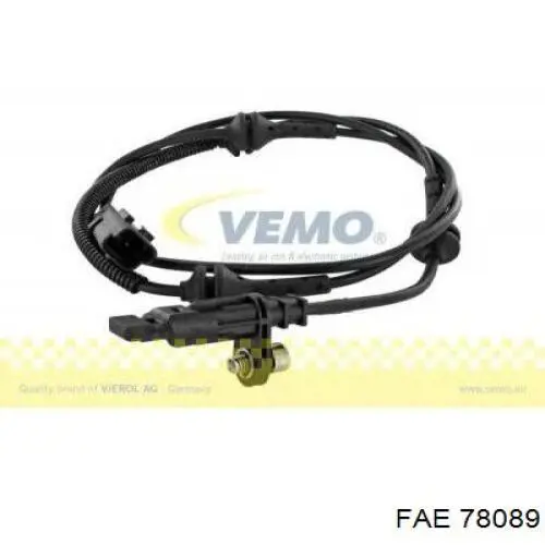 Sensor ABS delantero FAE 78089