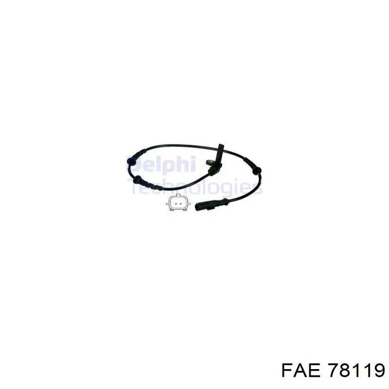 Sensor ABS delantero FAE 78119