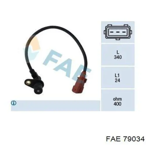 Generador de impulsos, cigüeñal  FAE 79034 precio, desde 14,32 EUR