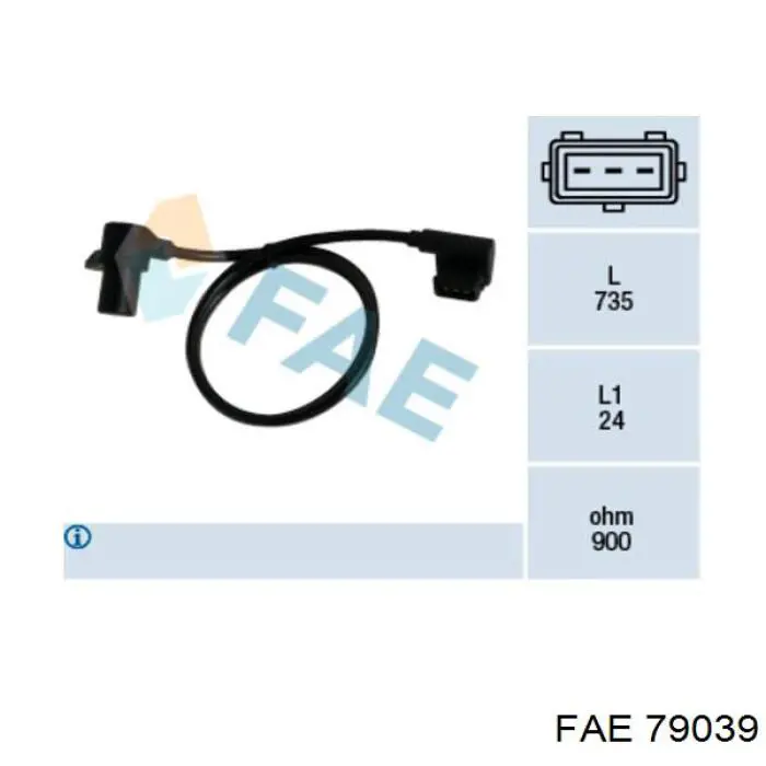 Comprar 79039 FAE Sensor de cigüeñal