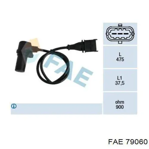 Comprar 79060 FAE Sensor de cigüeñal