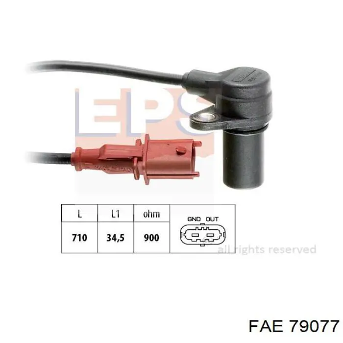 79077 FAE sensor de cigüeñal