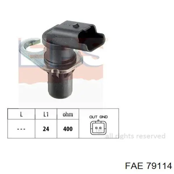 Comprar 79114 FAE Sensor de cigüeñal
