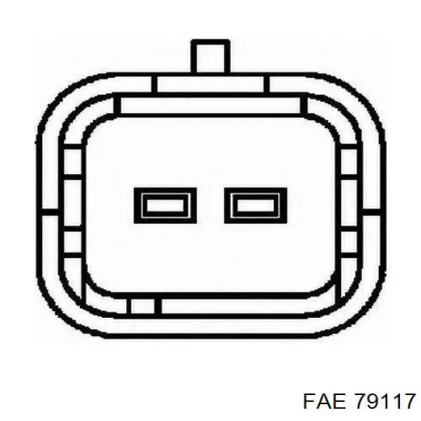 Sensor de cigüeñal 79117 FAE