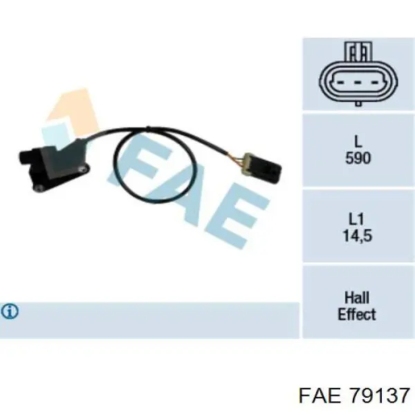 79137 FAE sensor de arbol de levas
