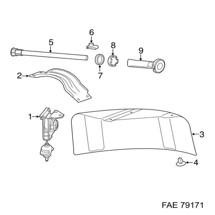 Sensor de posición del árbol de levas Fiat 500 312