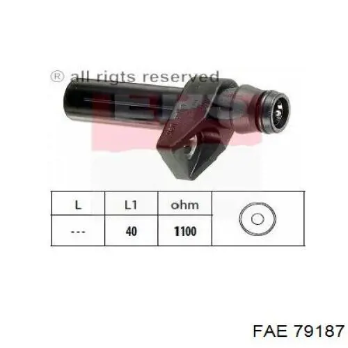 79187 FAE sensor de posición del cigüeñal