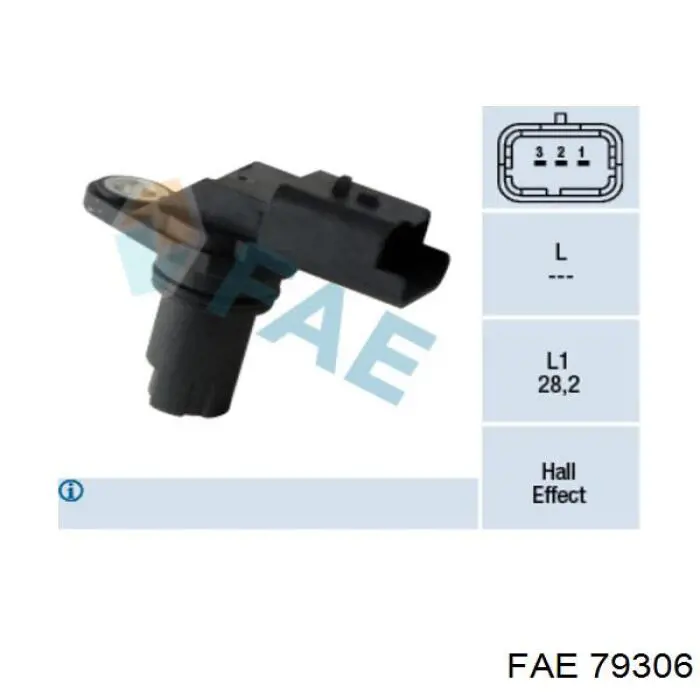 Comprar 79306 FAE Sensor de posición del árbol de levas