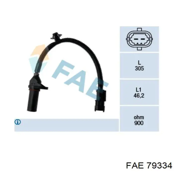 Comprar 79334 FAE Sensor de cigüeñal