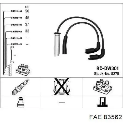 83562 FAE juego de cables de encendido