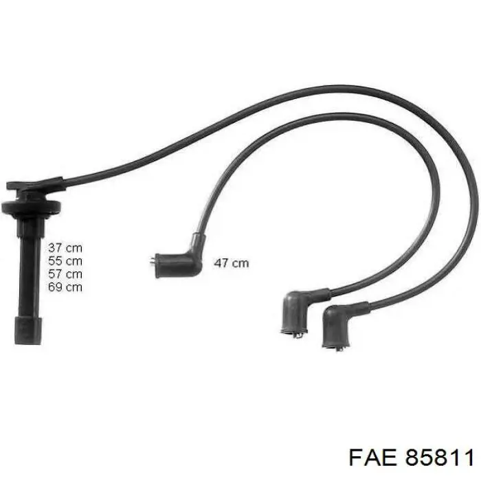 Juego de cables de bujias FAE 85811 precio, desde 49,82 EUR