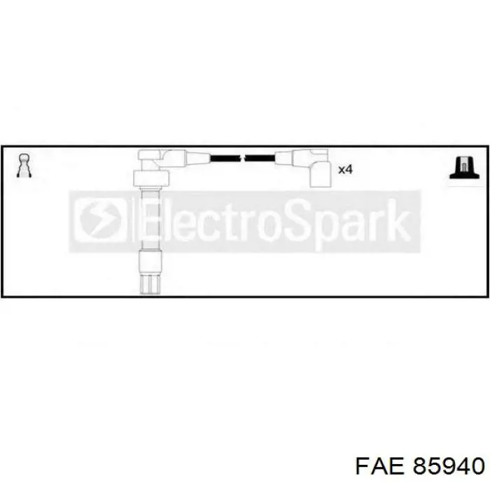 12121727100 BMW Cables de alta tensión, juego