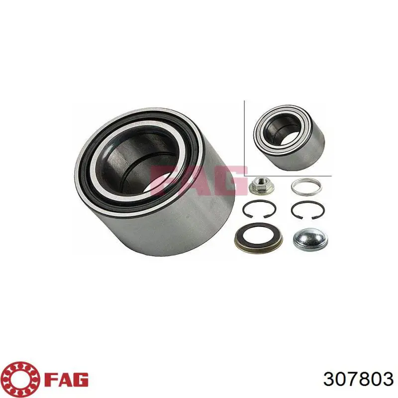 Cojinete de rueda trasero Ford Focus 1 DFW