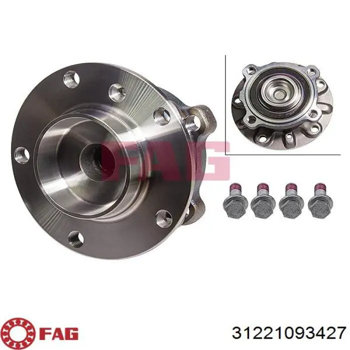 Cubo de rueda delantero BMW 5 E39