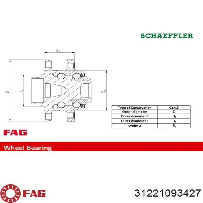 Cubo de rueda delantero BMW 5 E39