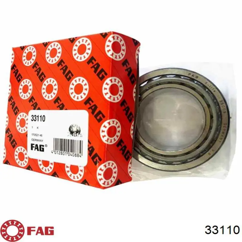 Cojinete interno del cubo de rueda delantera HR33110J NSK