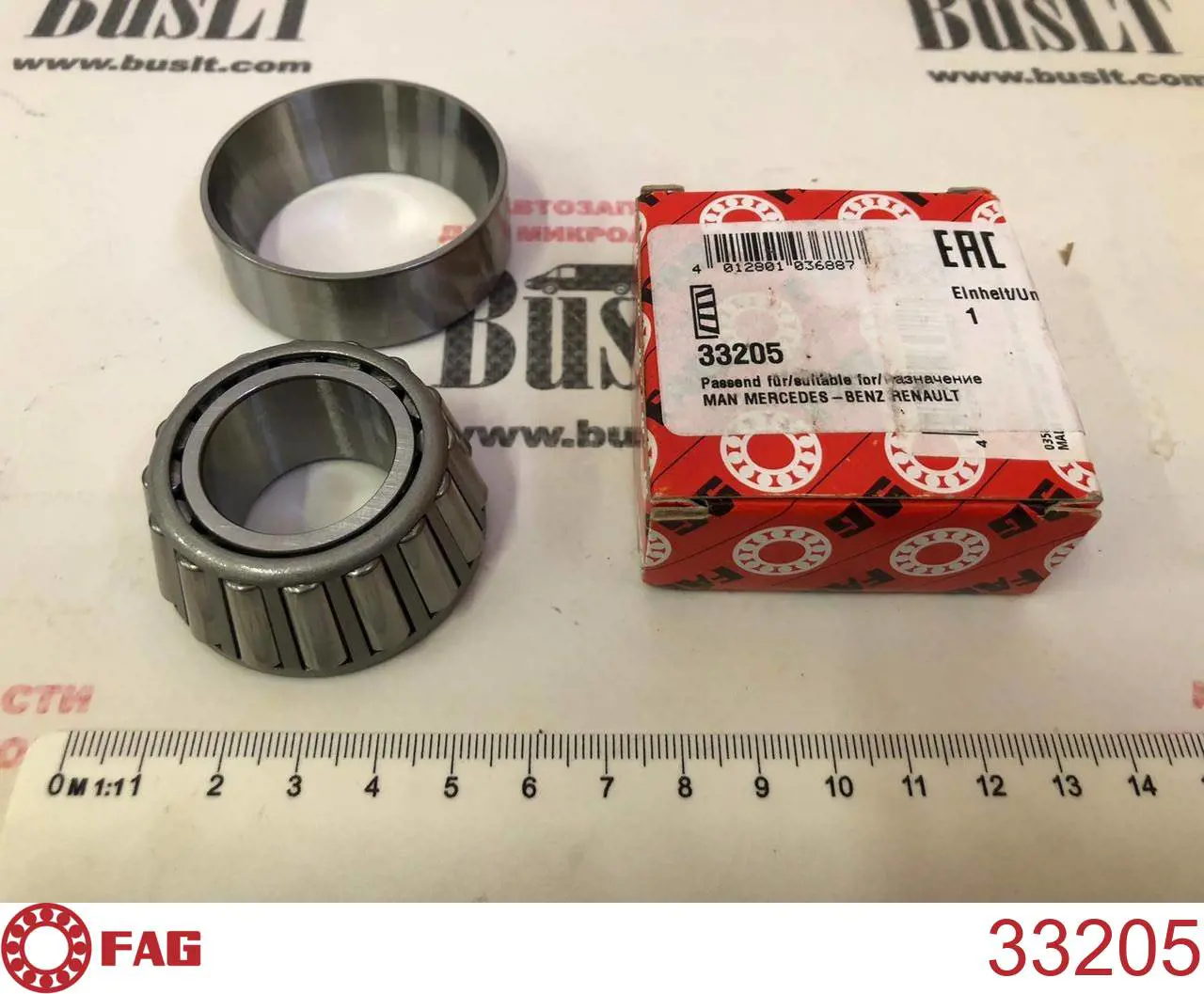 Comprar 33205 FAG Cojinete exterior del cubo de rueda delantera