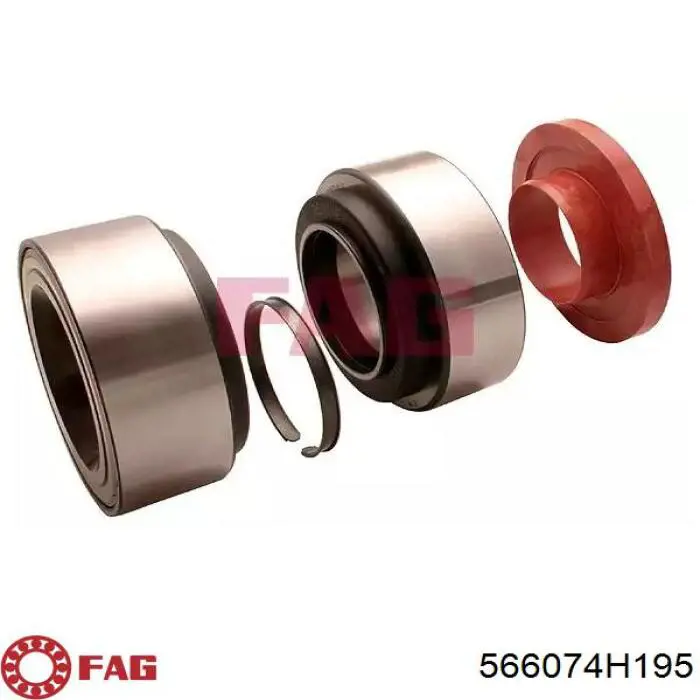 Cojinete de rueda delantero FAG 566074H195 precio, desde 206,43 EUR