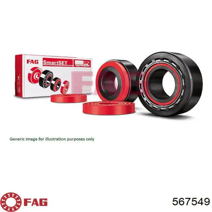 Comprar 567549 FAG Cojinete de rueda trasero