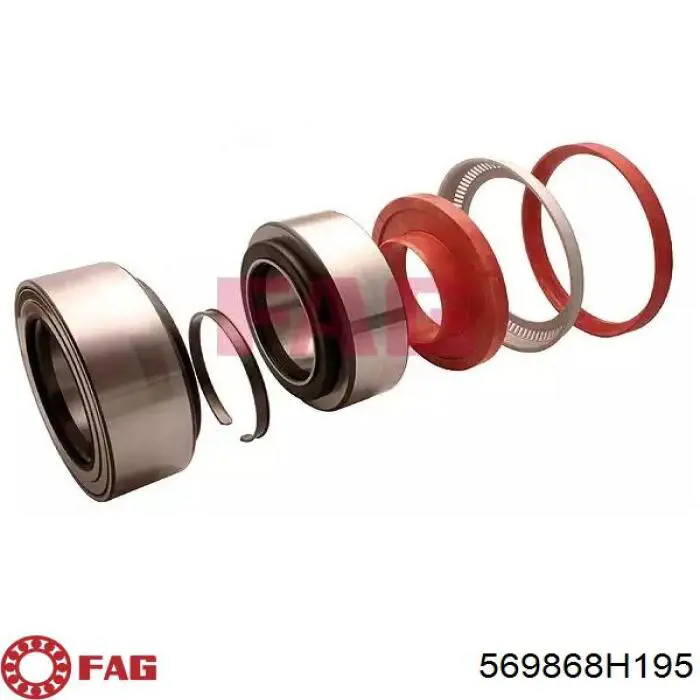 Comprar 569868H195 FAG Cojinete de rueda delantero
