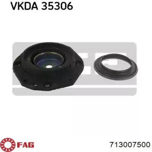 Rodamiento de soporte del amortiguador delantero 713007500 FAG