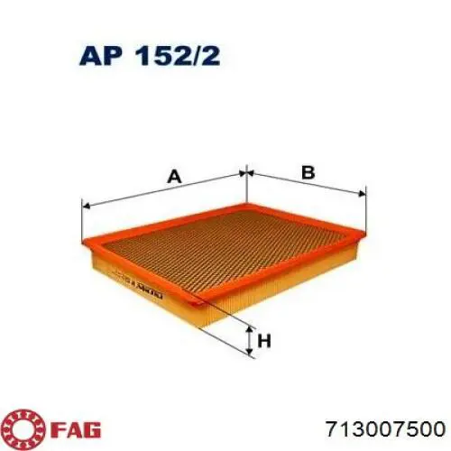 Rodamiento de soporte del amortiguador delantero FAG 713007500 precio, desde 13,61 EUR