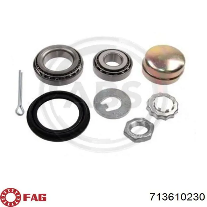 Cojinete de rueda trasero Volkswagen Jetta 2 19E, 1G2, 165, 167