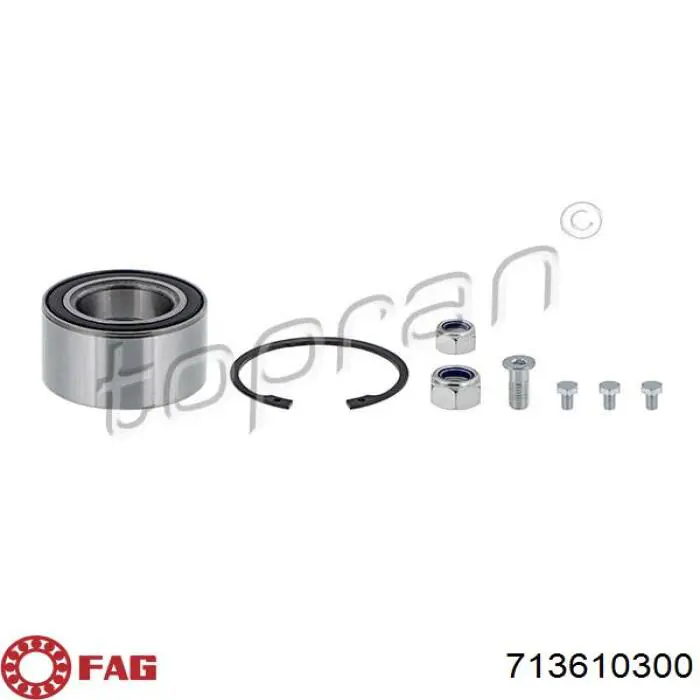 Cojinete de rueda delantero 713610300 FAG