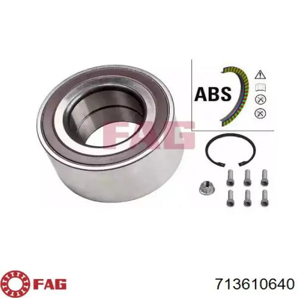 713610640 FAG Cojinete de cubo delantero/trasero