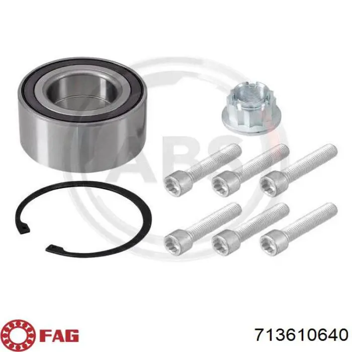 Cojinete de cubo delantero/trasero FAG 713610640