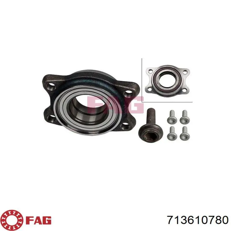 Cojinete de cubo delantero/trasero FAG 713610780 precio, desde 61,49 EUR