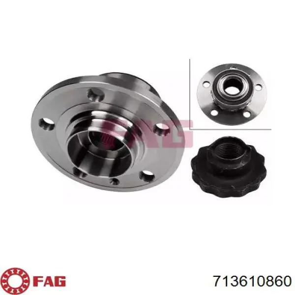 Cubo de rueda delantero Seat Ibiza 5 KJ1, KJG