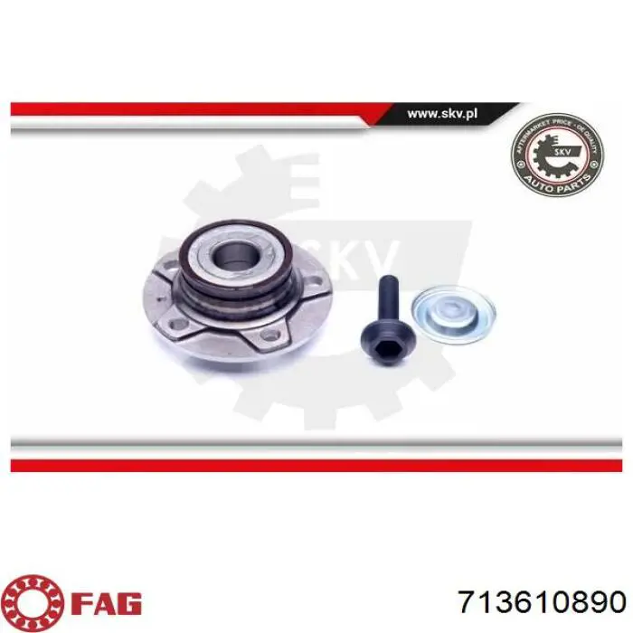Cubo de rueda trasero 713610890 FAG