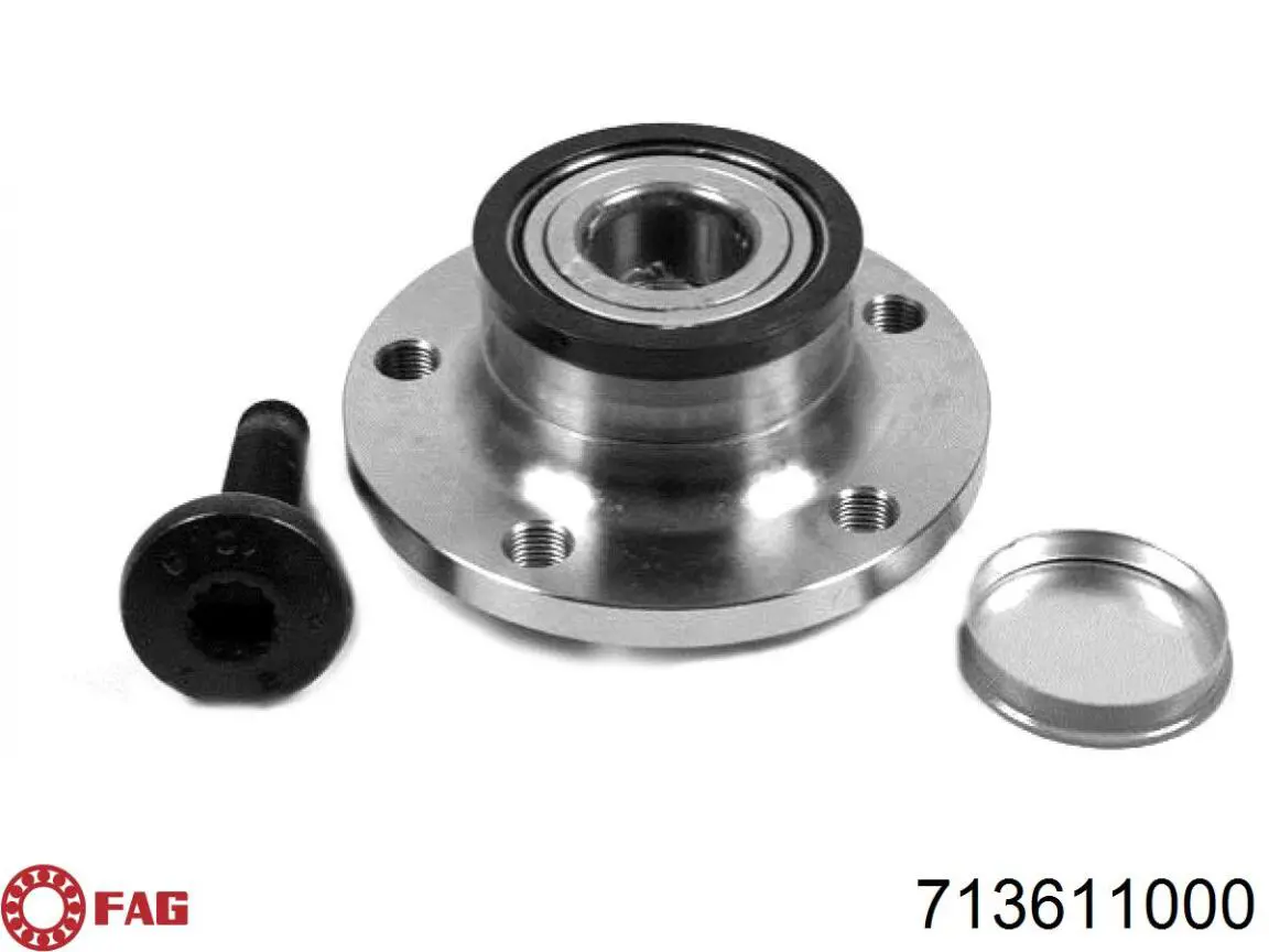 Cubo de rueda trasero Volkswagen Sharan 1 7M8, 7M9, 7M6