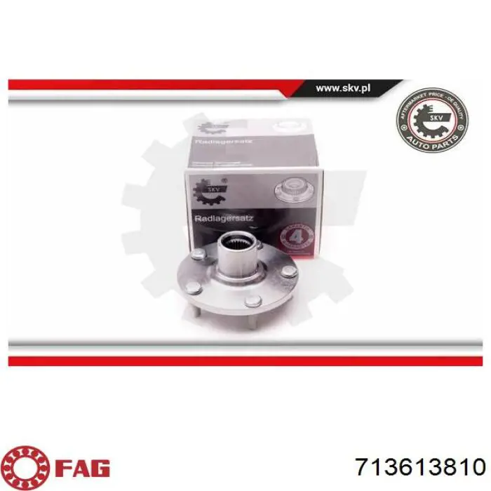 Rodamiento de rueda delantero FAG 713613810
