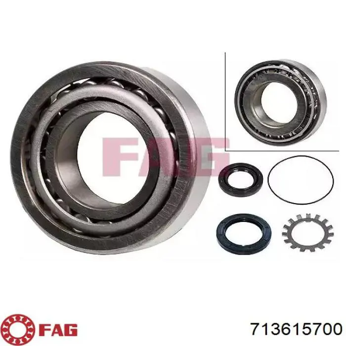 Comprar 713615700 FAG Cojinete de rueda trasero