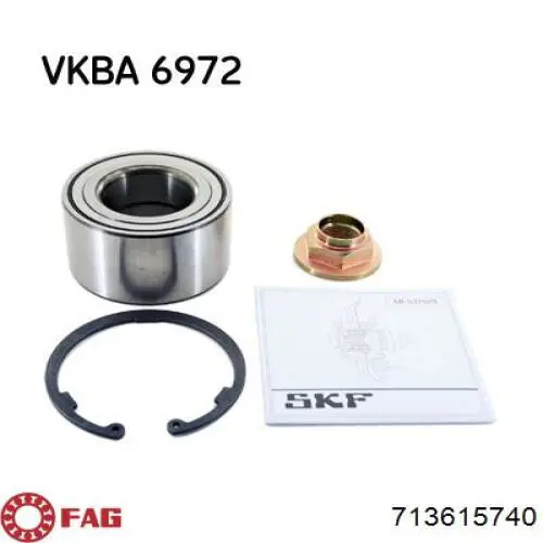 Cojinete de rueda delantero 713615740 FAG
