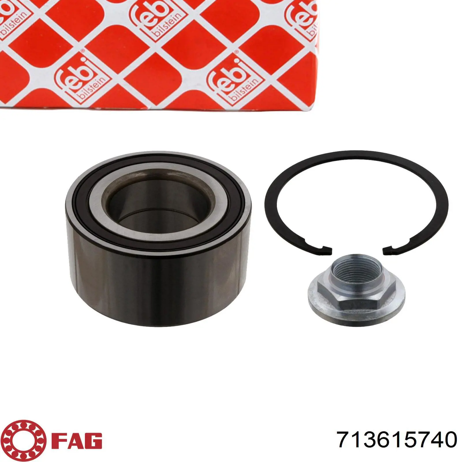 Rodamiento de rueda delantero FAG 713615740
