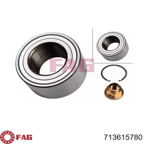 Rodamiento de rueda delantero FAG 713615780