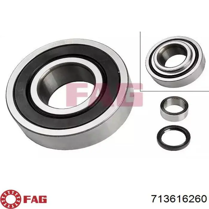 Cojinete del semieje trasero FAG 713616260 precio, desde 29,97 EUR