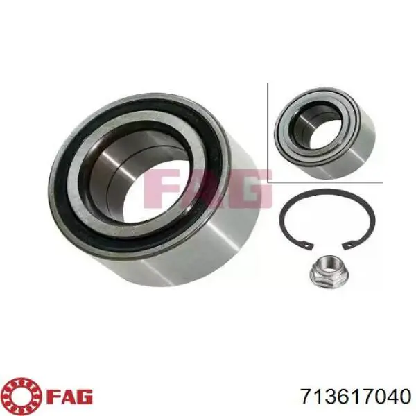 Comprar 713617040 FAG Cojinete de rueda delantero