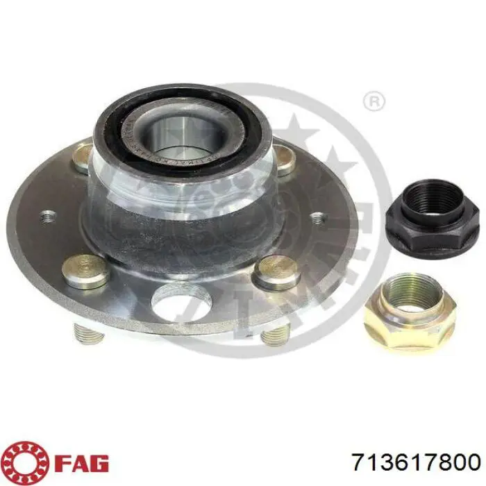 Comprar 713617800 FAG Cubo de rueda, Eje trasero