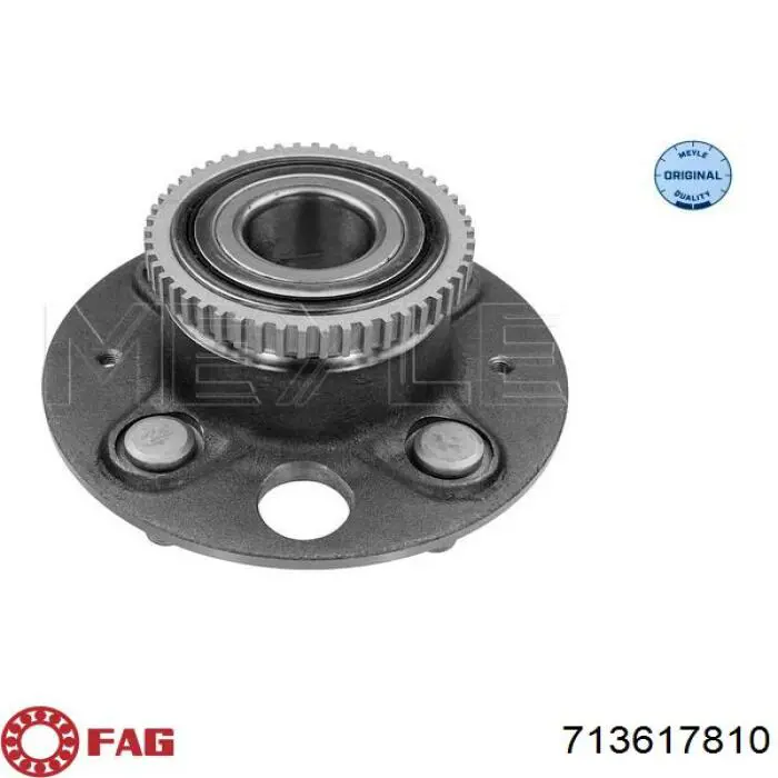 Cubo de rueda trasero 713617810 FAG