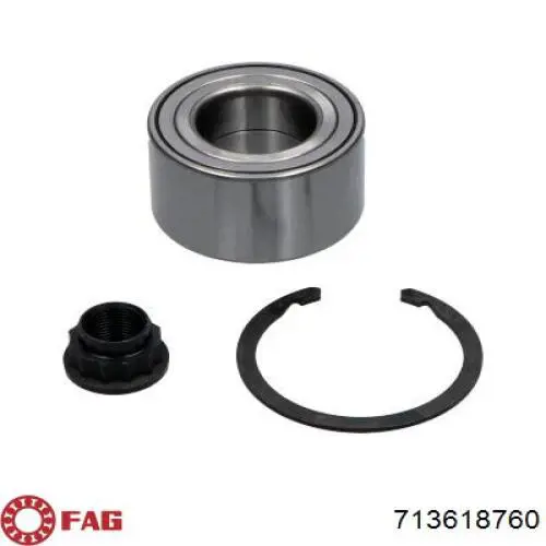 Cojinete de rueda delantero 654W0445 Ridex